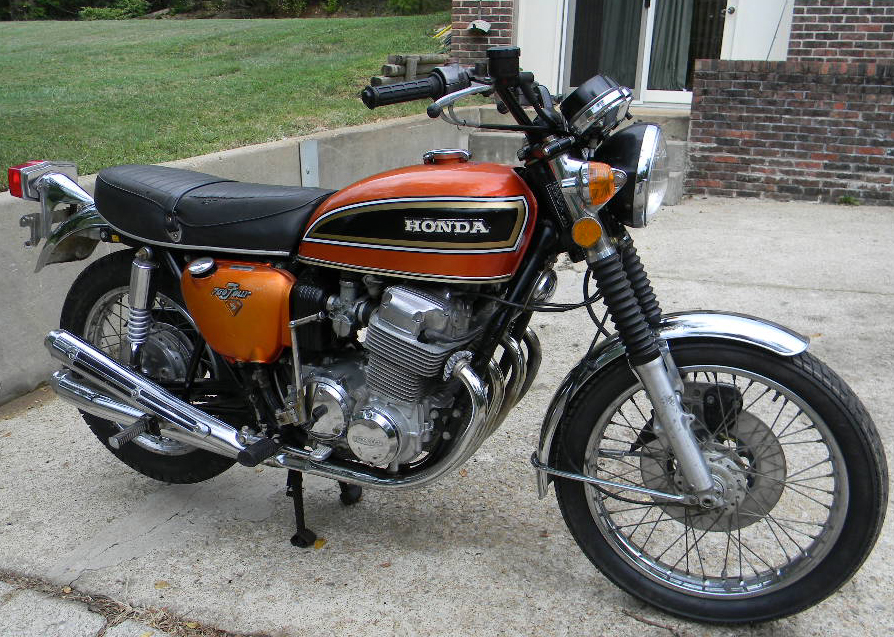 Honda 750 orange